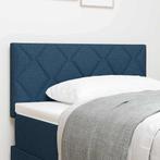 vidaXL Stoffen Hoofdbord Geometrisch met hoofdeinde Blauw 90, Huis en Inrichting, Slaapkamer | Bedden, Verzenden, Nieuw, Hout