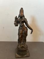 Bhu Devi - 18 cm - Brons - India - 17e eeuw, Antiek en Kunst