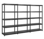 Kunststof Opbergrek 5 Lagen – Staande Kast Zwart Multifuncti, Verzenden, Nieuw