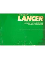 1975 MITSUBISHI COLT LANCER INSTRUCTIEBOEKJE MULTI, Auto diversen, Handleidingen en Instructieboekjes