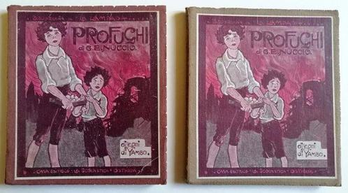 Yambo, Gian Bistolfi - I profughi (2 vol.) / 11 fiabette, Antiek en Kunst, Antiek | Boeken en Bijbels