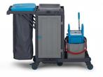 Schoonmaak wagen| kunststof| Professioneel | vuilniszak, Verzenden