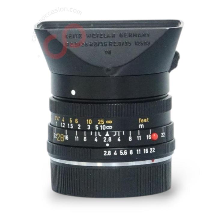 Leica Elmarit - R 28mm 2.8 11 204 - 3 cam nr. 3383, Audio, Tv en Foto, Fotografie | Lenzen en Objectieven, Zo goed als nieuw, Ophalen of Verzenden