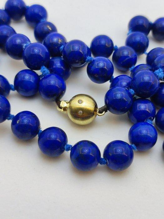 Zonder Minimumprijs - Ketting - 14 karaat Geel goud Lapis, Sieraden, Tassen en Uiterlijk, Antieke sieraden