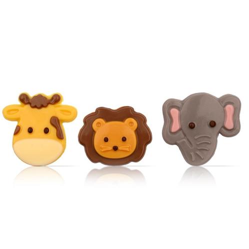 Dobla Chocoladedecoratie Safari Dier Assortiment (90 stuks), Hobby en Vrije tijd, Taarten en Cupcakes maken, Nieuw, Verzenden