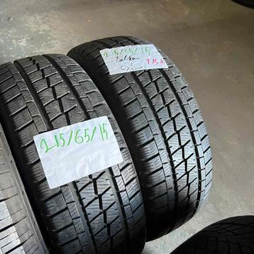 2 x Falken 215-65-15 C 4 Seizoenbanden 9,5mm beschikbaar voor biedingen