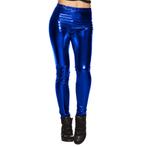 Blauwe Legging Metallic, Verzenden, Nieuw