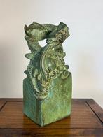 Zegel Draak 20 cm - Brons - China - Eind 20e eeuw