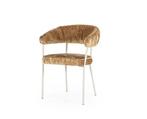 Eetkamerstoel Lizzy | geel | Eleonora, Huis en Inrichting, Stoelen, Ophalen of Verzenden, Nieuw