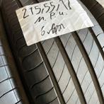 2 x Michelin Primacy 4 215-55-17 Zomerbanden 6mm, 17 inch, Ophalen of Verzenden, Band(en), Personenwagen
