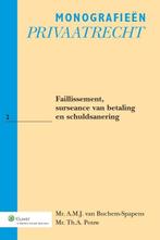 Faillissement surseance van betaling en schuld 9789013112634, Boeken, Zo goed als nieuw