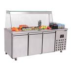 Saladette 3 Deuren 4X 1/1 Gn Pan, Nieuw in verpakking