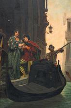 Scuola Italo-Francese (XIX) - Evening in Venice (Sera a