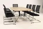 Luxe vergadertafel 260x120 cm, Natuur eikenblad -