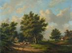 George Henry Hendriks (1804-1859) - Landschap met, Antiek en Kunst, Kunst | Schilderijen | Klassiek