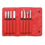 Triangle 8-delige Kerf- en Decoreermesjes Set in Roletui..., Ophalen of Verzenden, Nieuw