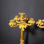 Kaarsenhouder (2) - Verguld brons - Girandoles Charles X