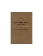 1952 MERCEDES BENZ TYPE 170 DS INSTRUCTIEBOEKJE DUITS, Auto diversen, Handleidingen en Instructieboekjes