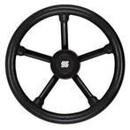 Ultraflex Stuurwiel V24 Zwart RVS 5-Spaaks 35 cm, Watersport en Boten, Ophalen of Verzenden, Nieuw