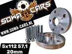 Spoorverbreders VW golf GTI R 7 8 Spacers 5x112 57,1 20mm, Verzenden
