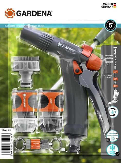 GARDENA STARTSET MET SPUITPISTOOL (TUINSPUITEN & BROEZEN), Tuin en Terras, Tuinslangen, Nieuw, Ophalen of Verzenden