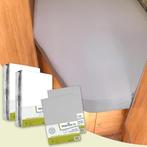 Textielpakket Frans bed - 2 moltons met 2 hoeslakens - links, Eenpersoons, Verzenden, Nieuw, Wit