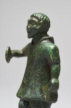 Oud-Romeins Brons Komiek figuur - (1), Verzamelen, Mineralen en Fossielen