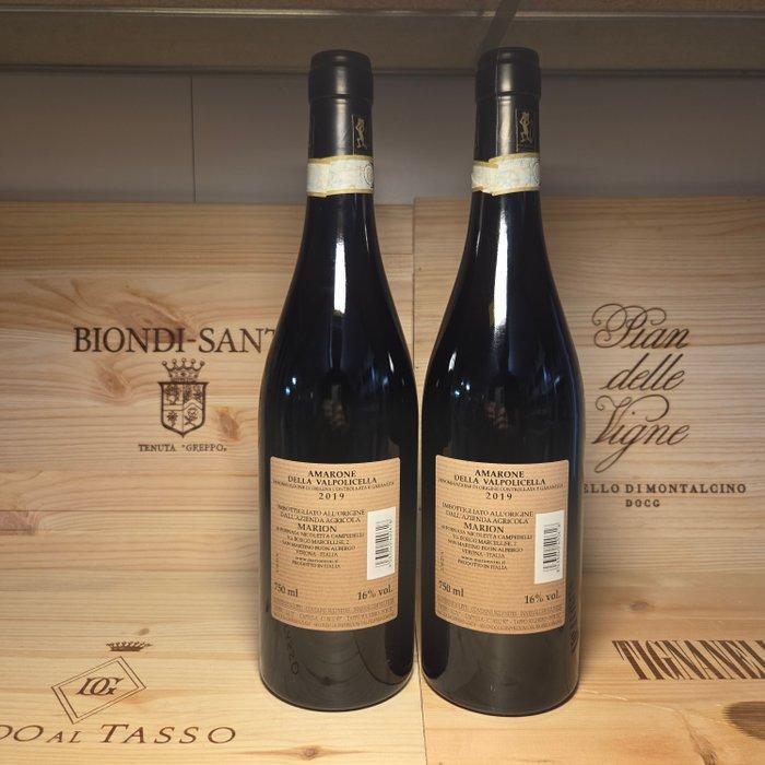 2019 Marion - Amarone della Valpolicella DOCG - 2 Flessen, Verzamelen, Wijnen
