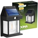 Solar LED Wandlamp – Gevellamp 3000K, IP44 met Bewegings- en, Verzenden, Nieuw, Wandlamp, Led