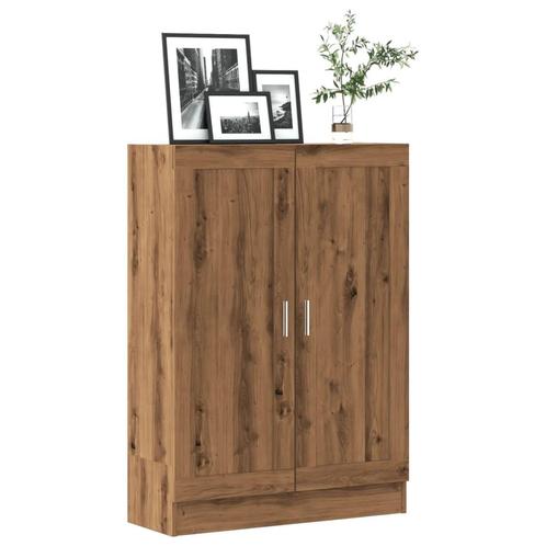 vidaXL Boekenkast 82,5x30,5x115 cm bewerkt hout artisanaal, Huis en Inrichting, Kasten | Boekenkasten, Nieuw, Overige houtsoorten