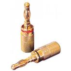 Dynavox Audio Banaanstekker - 4 stuks - Rood/Zwart, Verzenden, Nieuw