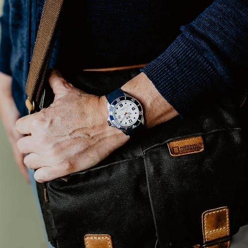 ICE Steel - White Blue - Medium, Sieraden, Tassen en Uiterlijk, Horloges | Heren, Verzenden