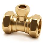 Kuterlite knelkoppeling Ø22x15x22 T-stuk, Doe-het-zelf en Verbouw, Verwarming en Radiatoren, Verzenden, Nieuw