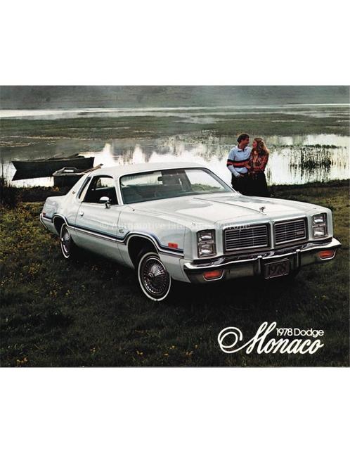 1978 DODGE MONACO BROCHURE ENGELS, Boeken, Auto's | Folders en Tijdschriften
