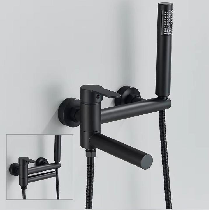 Waterval Badkraan, Douche Systeem - Mat zwart, chroom, goud, Doe-het-zelf en Verbouw, Sanitair, Kraan, Nieuw, Chroom, Verzenden