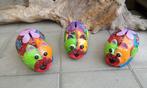 Spaarpot (3) - Cowparade stijl - Hout - Popart Katten