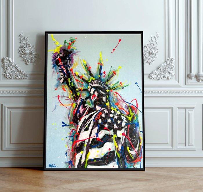 Poplea - LIBERTY (2000), Antiek en Kunst, Kunst | Schilderijen | Modern