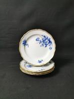 Meissen -Fiori blu pizzo dorato - 25 piatti - 1.Wahl -