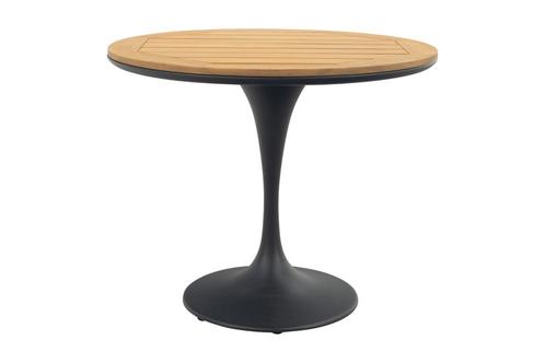 Toscara ronde bistrotafel Ø90 cm. - Teak, Tuin en Terras, Tuintafels, Nieuw, Hout, Rond, Verzenden