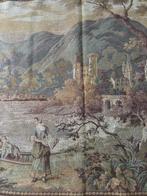 Wandtapijt - 78 cm - 163 cm - Landschap middeleeuwen, Antiek en Kunst