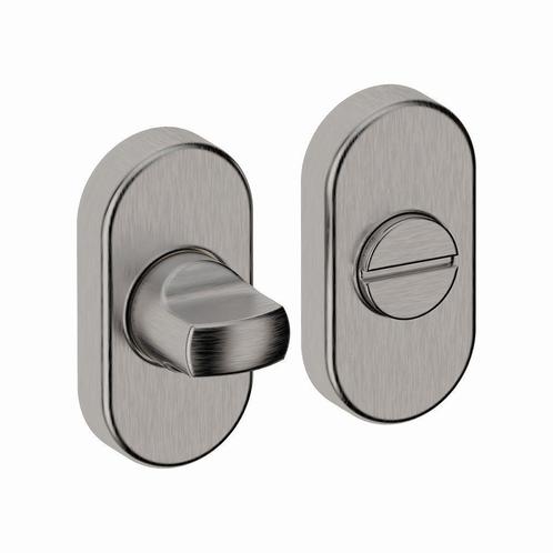 WC-garnituur Shuffle ovaal - RVS, Doe-het-zelf en Verbouw, Hang- en Sluitwerk, Nieuw, Verzenden