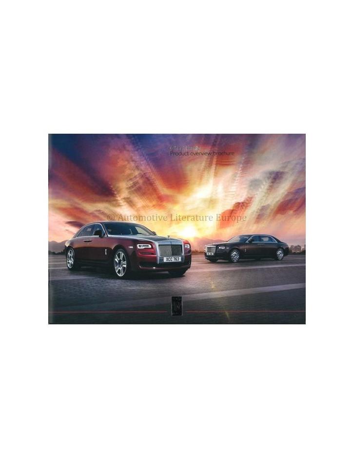 2015 ROLLS ROYCE GHOST BROCHURE ENGELS, Boeken, Auto's | Folders en Tijdschriften