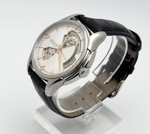 Hamilton - Jazzmaster Open Heart - Zonder Minimumprijs -, Sieraden, Tassen en Uiterlijk, Horloges | Heren