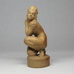 Bed Ceramics - Beeldje, Art deco woman - 20.5 cm -