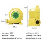 Coast Luchtblazer - 450W - 220V tot 240V, Verzenden, Nieuw