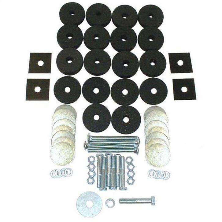 Omix Body Tub Mounting Kit 41-75 Willys & Jeep Models -, Auto diversen, Tuning en Styling, Ophalen of Verzenden