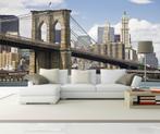 Vlies fotobehang Brooklyn Bridge overdag -, Huis en Inrichting, Stoffering | Behang, Verzenden