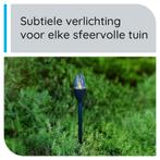 Modee LED Solar Tuinlantaarn 43cm - Oplaadbare Buitenlamp op, Verzenden, Nieuw