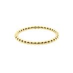 Gouden aanschuifring met bolletjes (gouden ring, geelgoud), Sieraden, Tassen en Uiterlijk, Ringen, Gebruikt, Overige kleuren, 19 tot 20