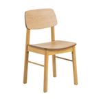 *WOONWINKEL* Eiken Stoel Scandinavisch Design, Huis en Inrichting, Stoelen, Verzenden, Nieuw, Bruin, Hout